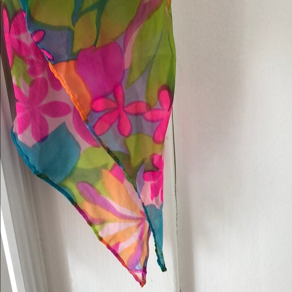 Rainbow Retro Scarf - Picture 2 of 2